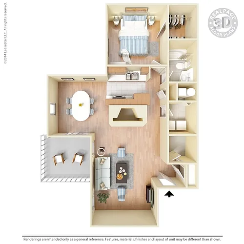 Floor plan A5 Palm Springs
