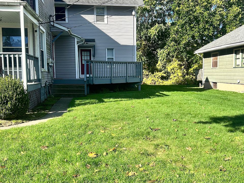 Private deck for apt. #2 with entrance to apartment