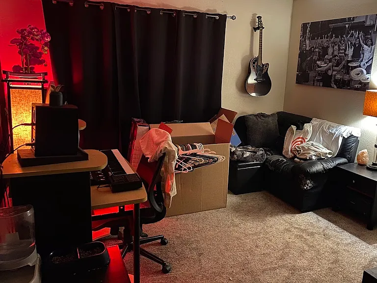 Bedroom with on suite bathroom