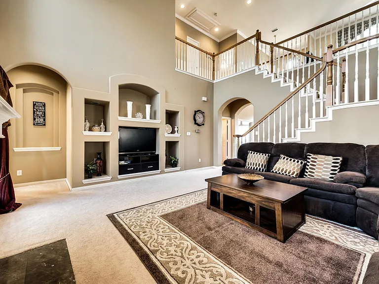 High Ceilings in the Family Room