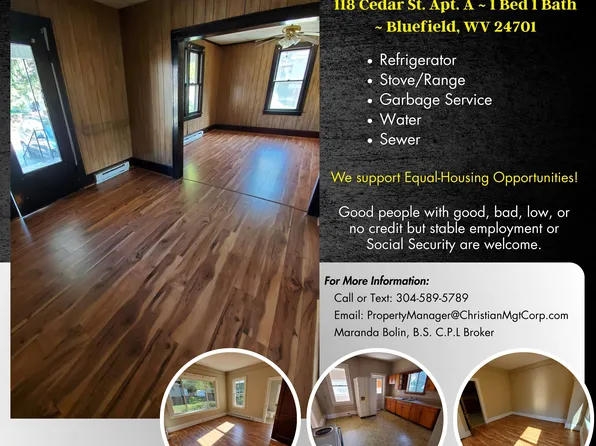 118 Cedar St APT A, Bluefield, WV 24701