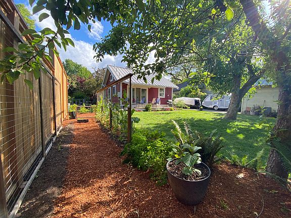 Spacious backyard