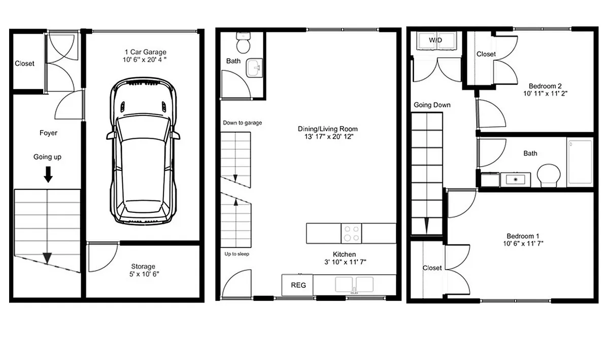 Floor plan Townhomes