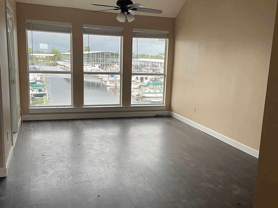 Master bedroom overlooking the Marina