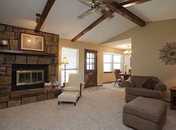 Warm inviting living room