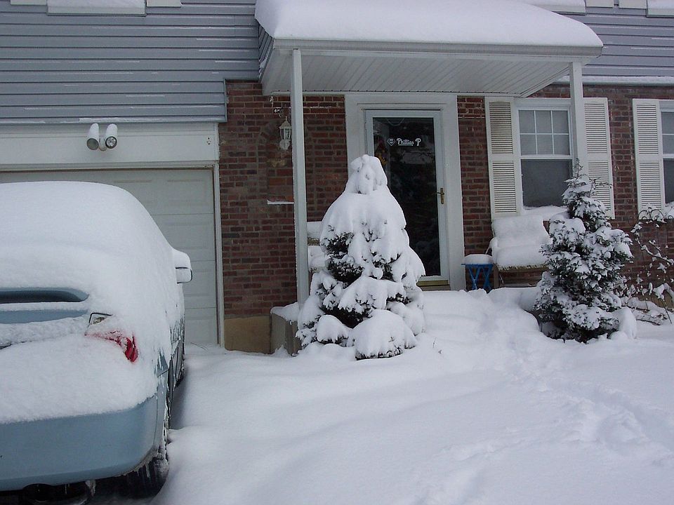 Out Front  - in the snow!