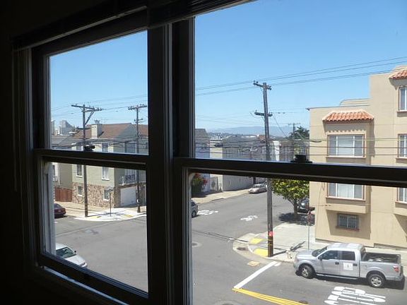 view from kitchen and living room