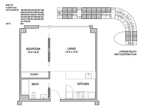 Floor plan S1-560