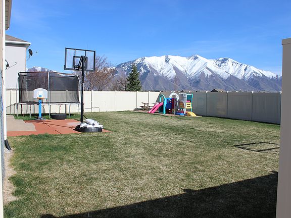Fenced back yard