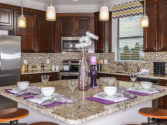 Kitchen with gorgeous island