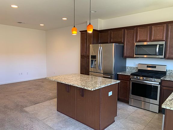 Kitchen and living space
