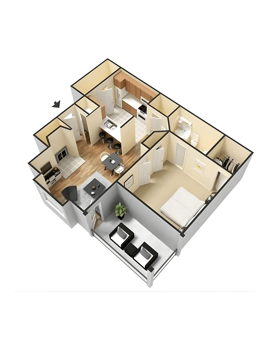 Floor plan The Lanier