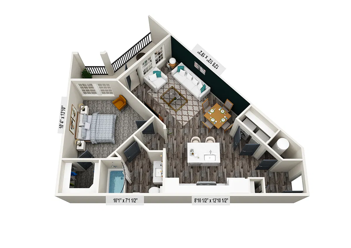 Floor plan Plumeria