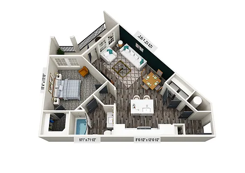 Floor plan Plumeria