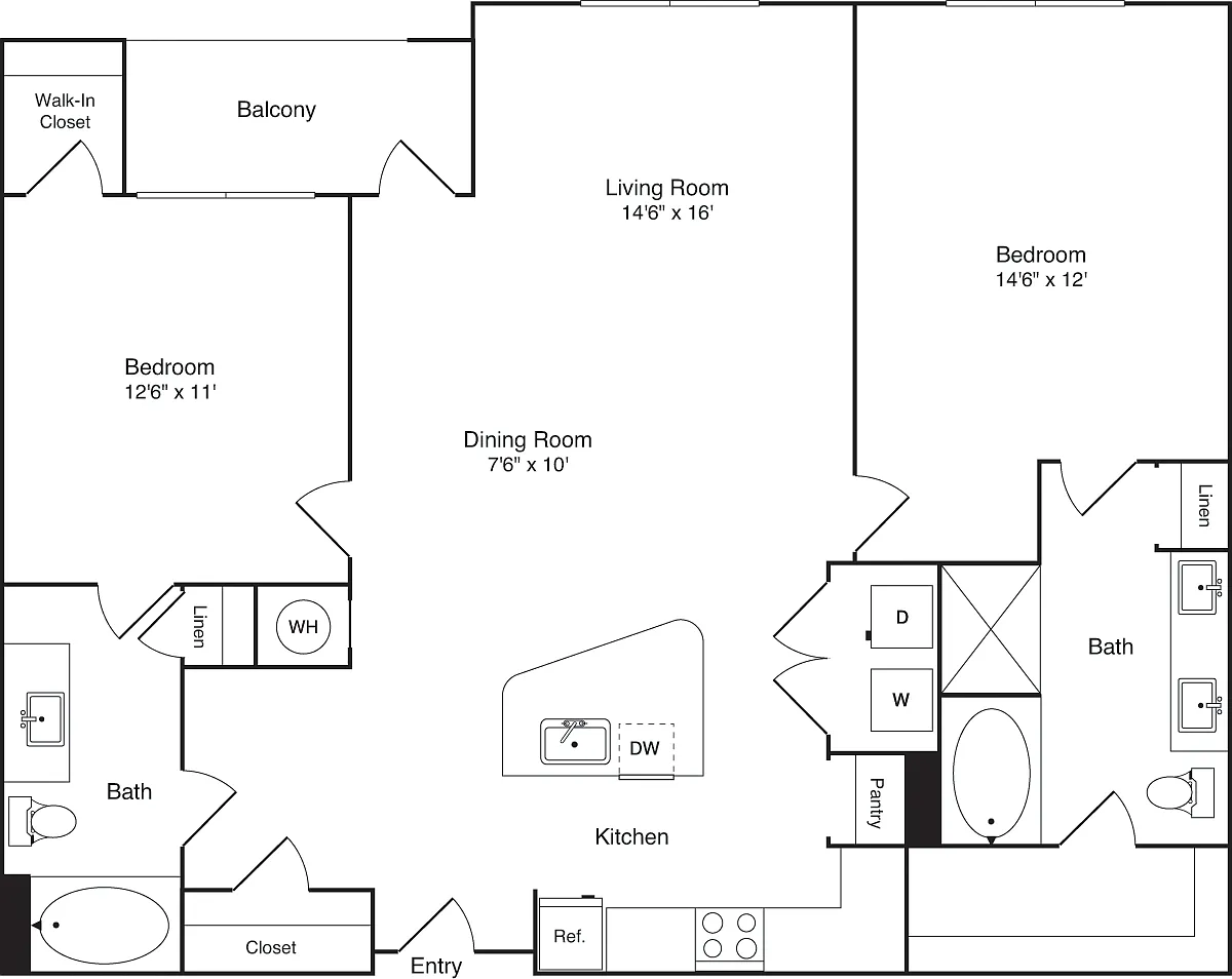 Floor plan The Lebanon