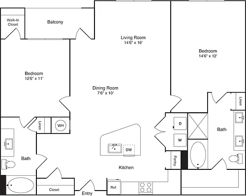 Floor plan The Lebanon