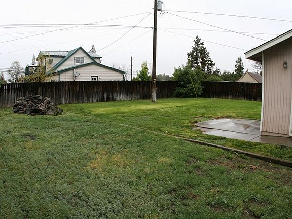 Fenced large back yard