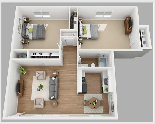 Floor plan 2x1 reno 1