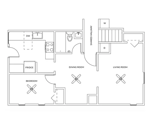 Floor plan Rex4Plex