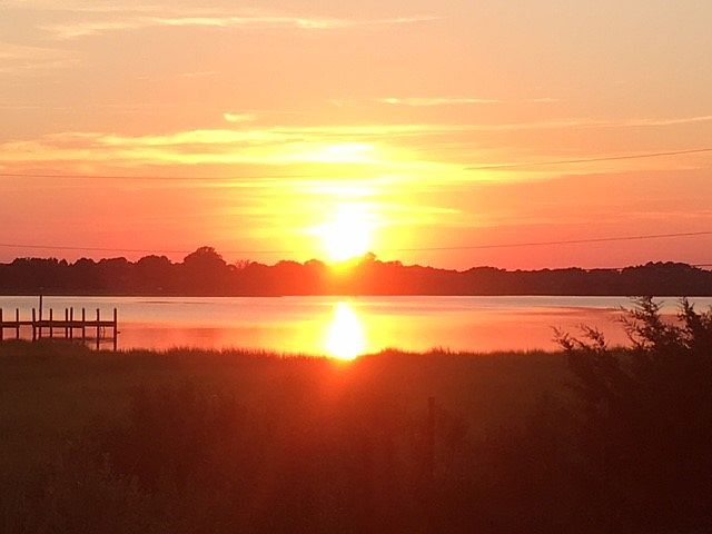 Sunset from the back deck