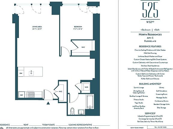 2nd image of 525 W 52nd St APT 11CN