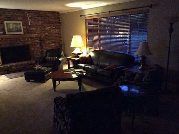 Living room & fireplace