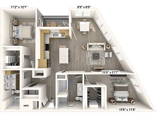 Floor plan B7