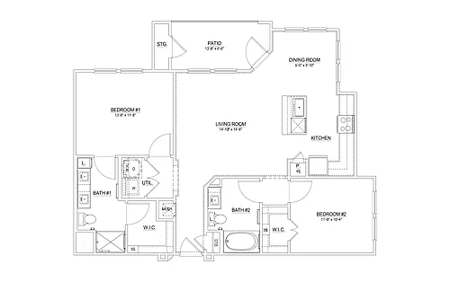 Floor plan B3