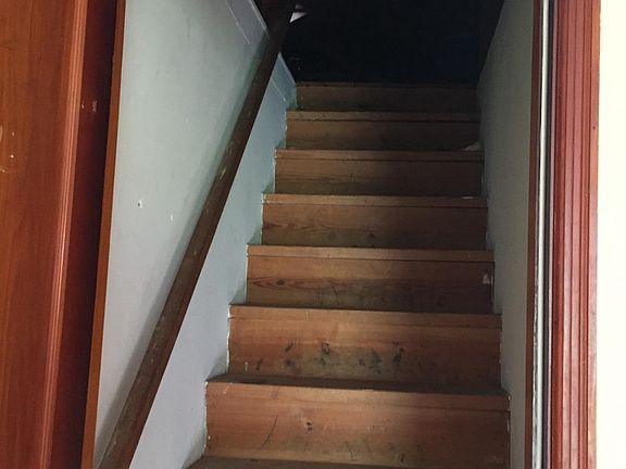 Walk up attic storage