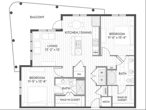 Floor plan C5b