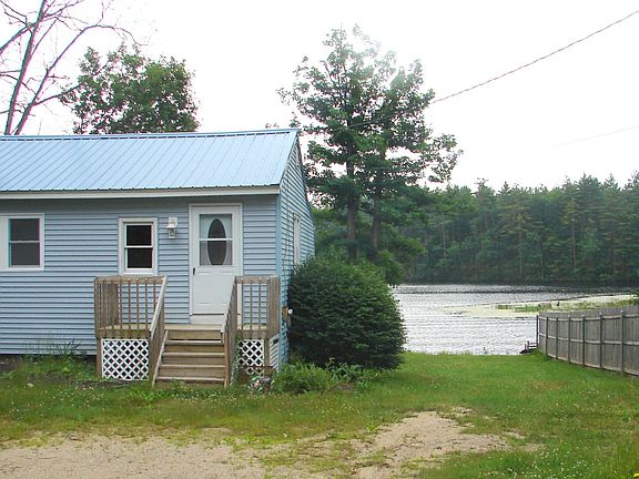 Front view, with vantage point demonstrating prox. to water