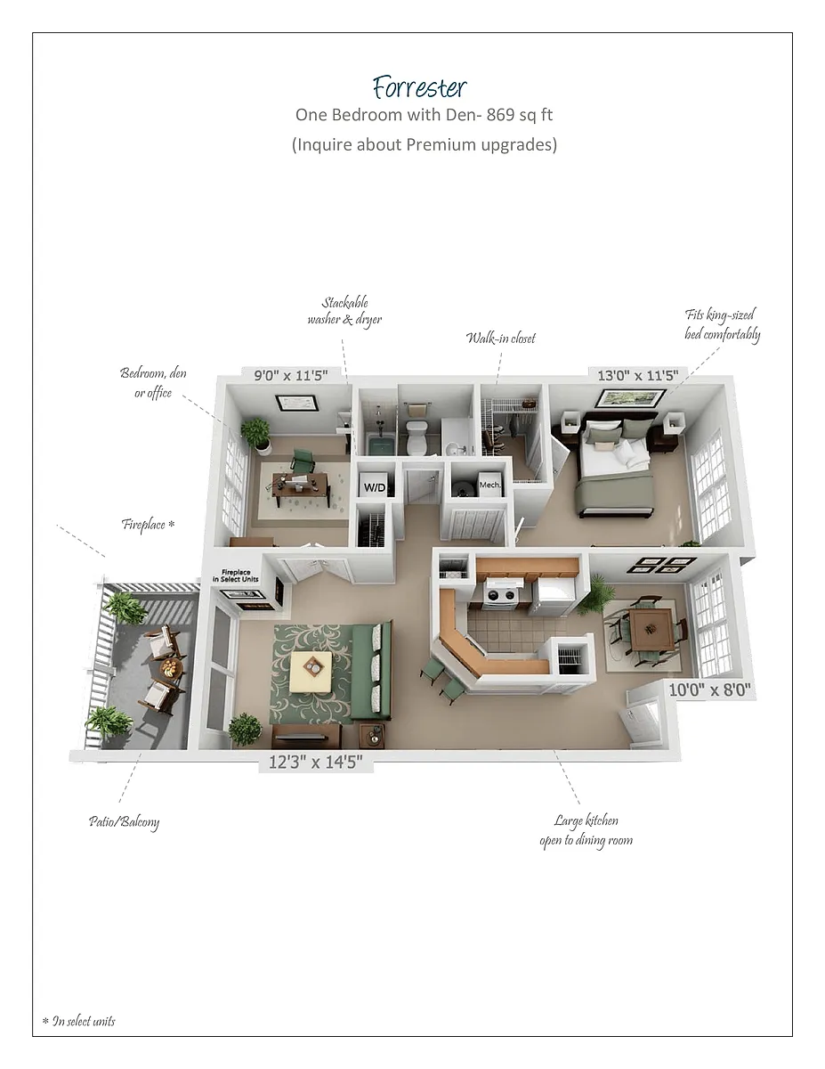 Floor plan Forrester Premium