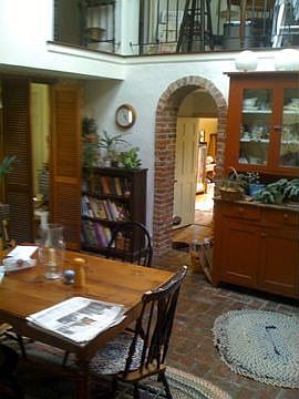 Courtyard like kitchen