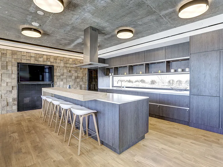 Rooftop Lounge with Kitchen