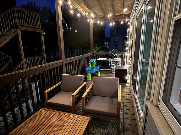 Updated back porch