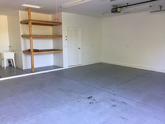 Inside garage