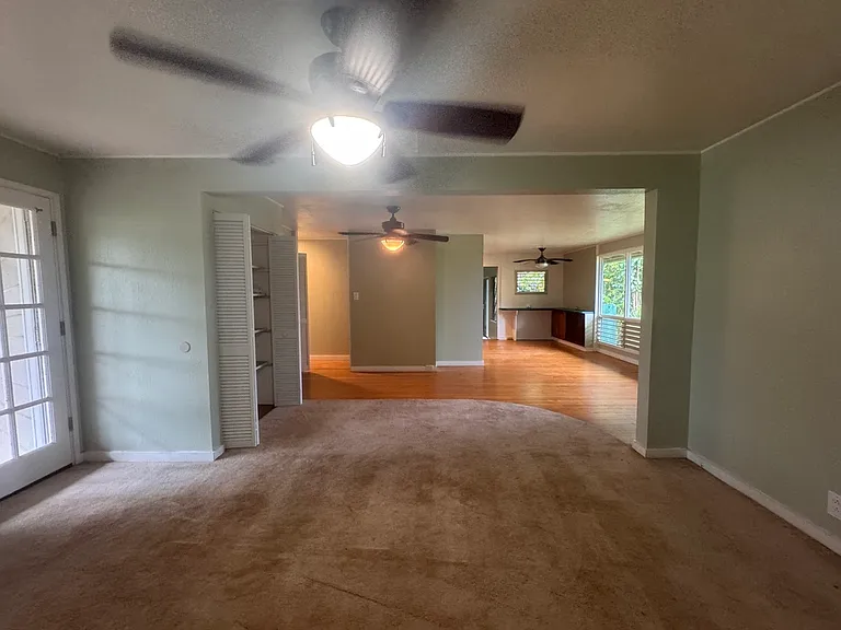 Living room and family room