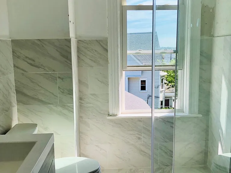 updated Bath with Glass shower