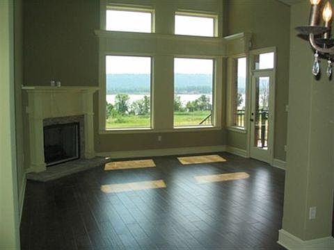 Living area with gas fireplace