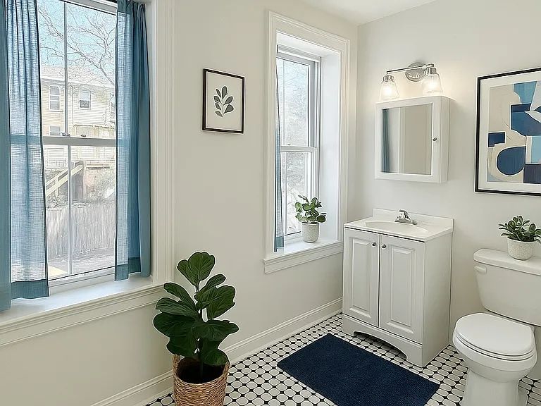 Master bedroom ensuite bathroom