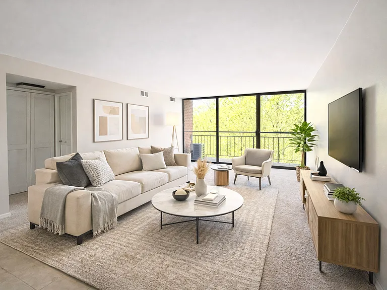Carpeted 2-Bedroom - Staged