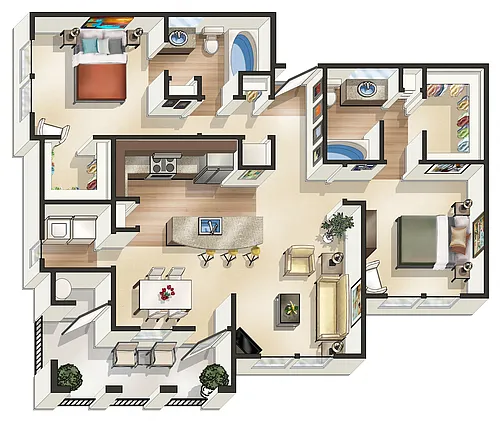 Floor plan B3