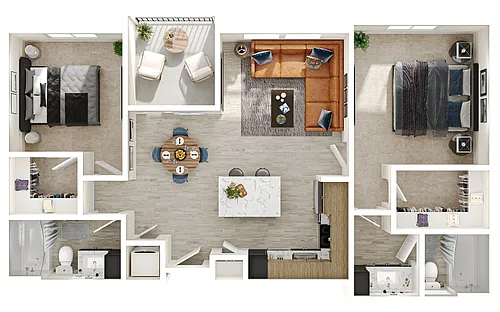 Floor plan Plan 4C