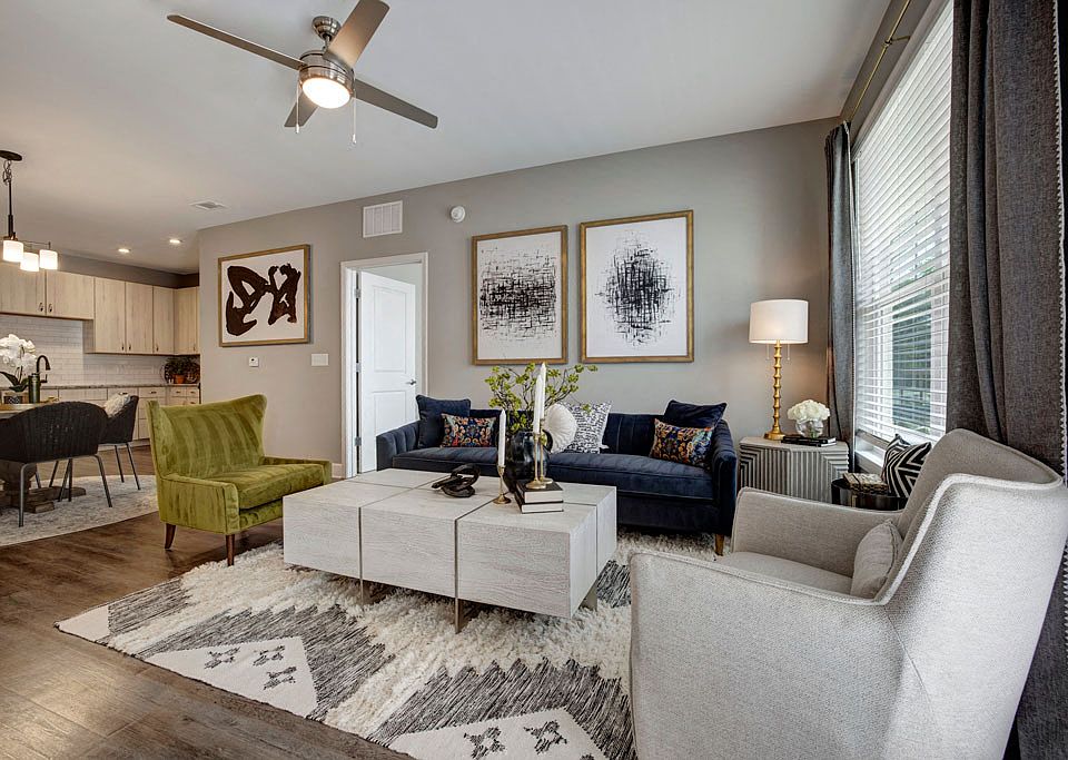 Living Room and Dining Area