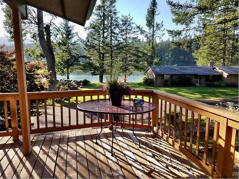Deck View of private lake