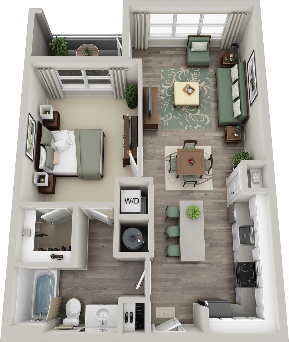 Floor plan A1A