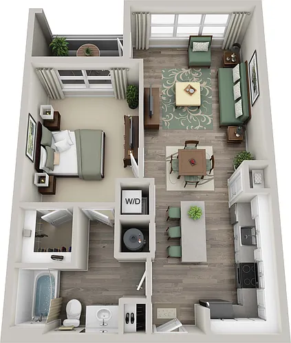 Floor plan A1B