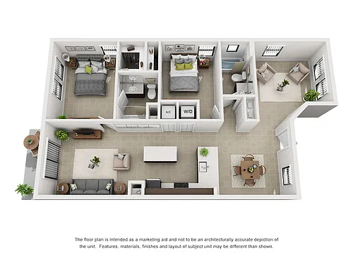 Floor plan Model B3