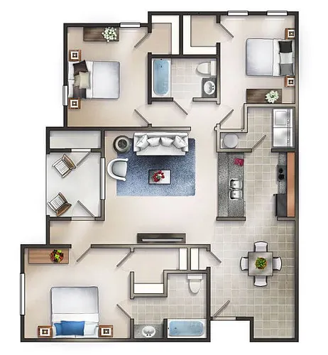 Floor plan The Carrington