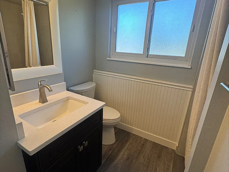 Garden level bathroom